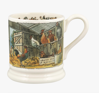 Emma Bridgewater In the Hen House 1/2 Pint Mug