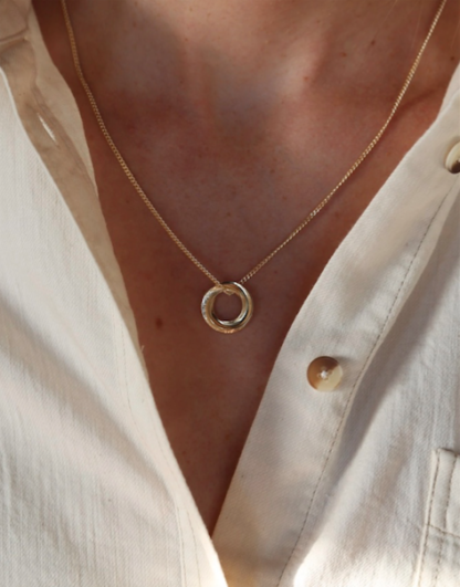 Tutti & Co Riverine Necklace Gold