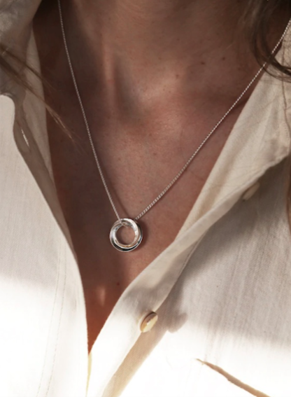 Tutti & Co Riverine Necklace Silver