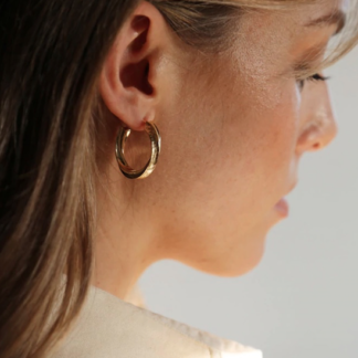 Tutti & Co Valley Earrings Gold