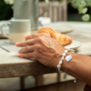 Claudia Bradby Sea Pebble White Pearl Bracelet - Image 3