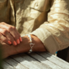 Claudia Bradby Sea Pebble White Pearl Bracelet - Image 4