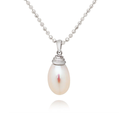 Claudia Bradby Peregrina Pearl Pendant Necklace - Image 2