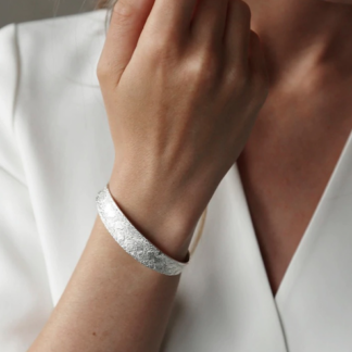 Tutti & Co Nurture Bangle Silver O