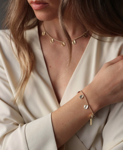 Tutti & Co Coastal Bracelet Gold O - Image 3