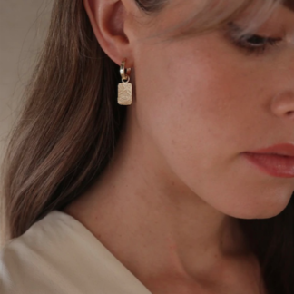 Tutti & Co Rowan Earrings Gold O