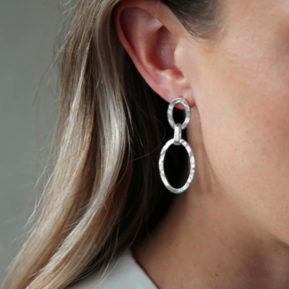 Tutti & Co Monsoon Earrings Silver O
