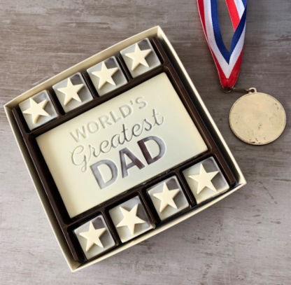 Choconchoc 'Worlds Greatest Dad' Chocolate Gift Box
