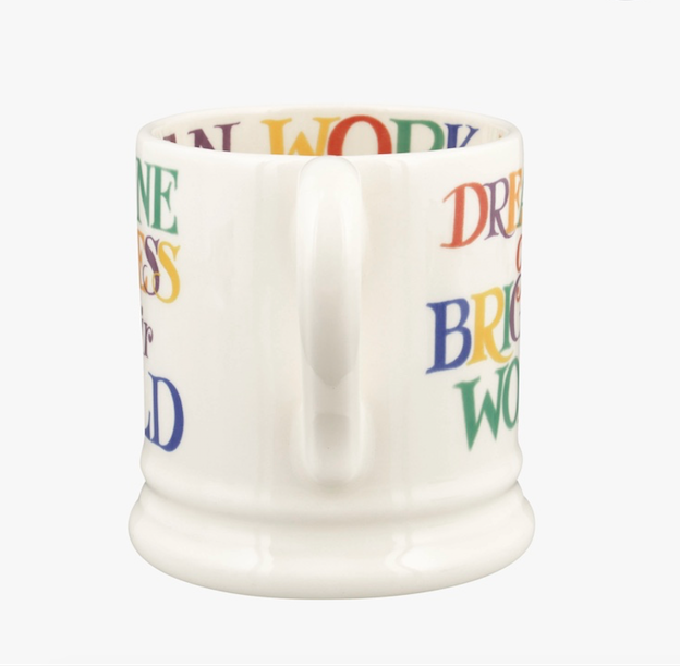 Emma Bridgewater Rainbow Toast Kindness and A Fair World 1/2 Pint Mug - Image 3