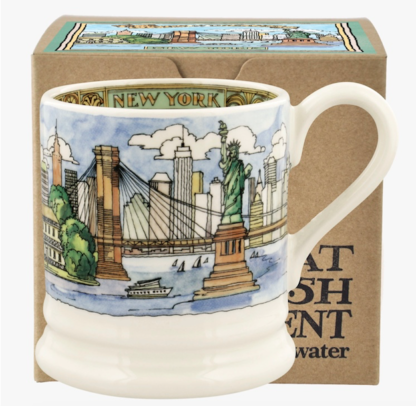 Emma Bridgewater Cities of Dreams New York Summers Day 1/2 Pint Mug
