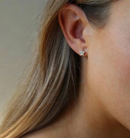 Tutti & Co Midnight Earrings Silver (EA421S) O
