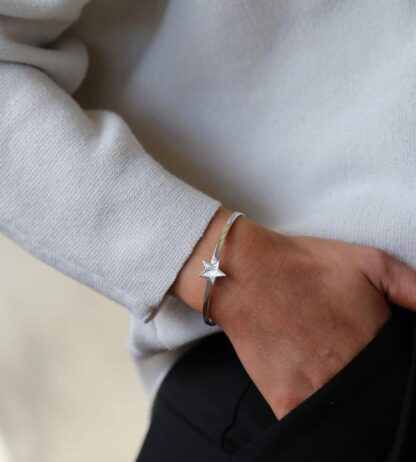 Tutti & Co Nova Bangle Silver (BR537S)