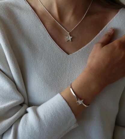 Tutti & Co Nova Bangle Silver (BR537S) - Image 3