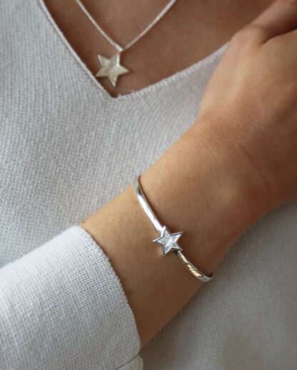 Tutti & Co Nova Bangle Silver (BR537S) - Image 4