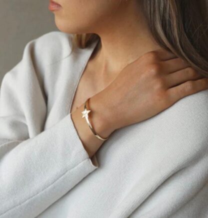 Tutti & Co Nova Bangle Gold (BR537G)