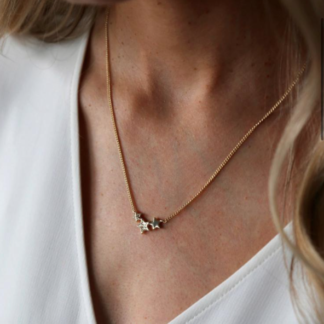 Tutti & Co Celeste Necklace Gold (NE565G)