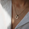 Tutti & Co Palm Necklace Gold (NE563G)