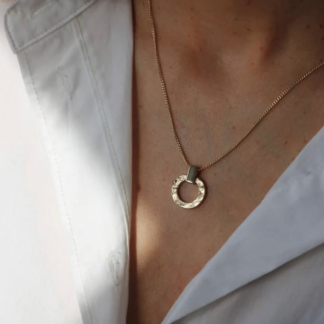 Tutti & Co Palm Necklace Gold (NE563G)