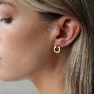 Tutti & Co Palm Earrings Gold (EA482G)