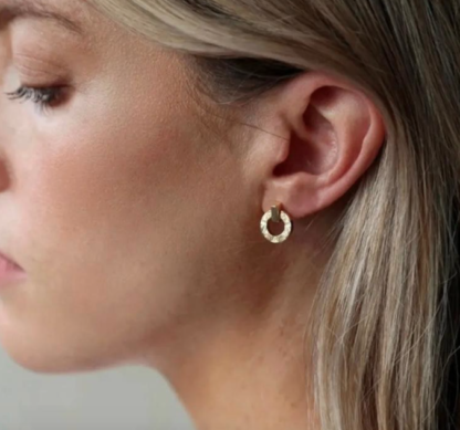 Tutti & Co Palm Earrings Gold (EA482G)