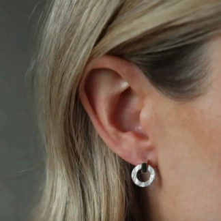 Tutti & Co Palm Earrings Silver (EA482S)