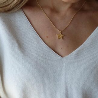 Tutti & Co Midnight Necklace Gold (NE541G)