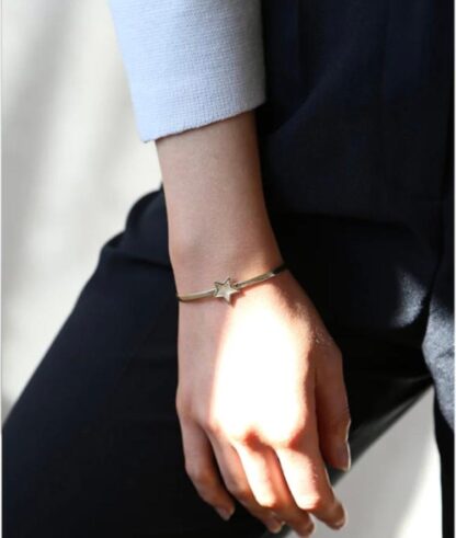 Tutti & Co Nova Bangle Gold (BR537G) - Image 3