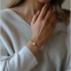 Tutti & Co Nova Bangle Gold (BR537G) - Image 4
