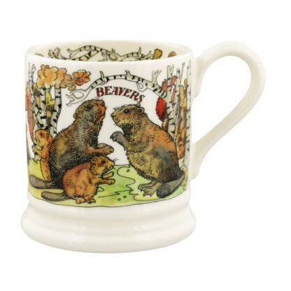 Emma Bridgewater In The Woods Beavers 1/2 Pint Mug