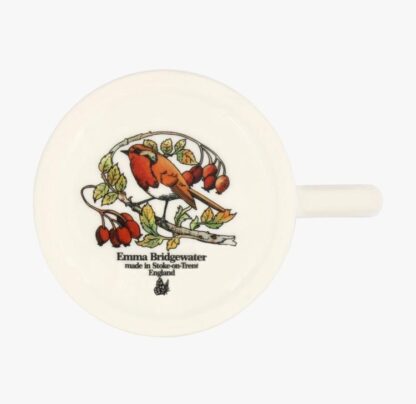 Emma Bridgewater Birds in The Hedgerow Rosehip and Robin 1/2 Pint Mug - Image 6