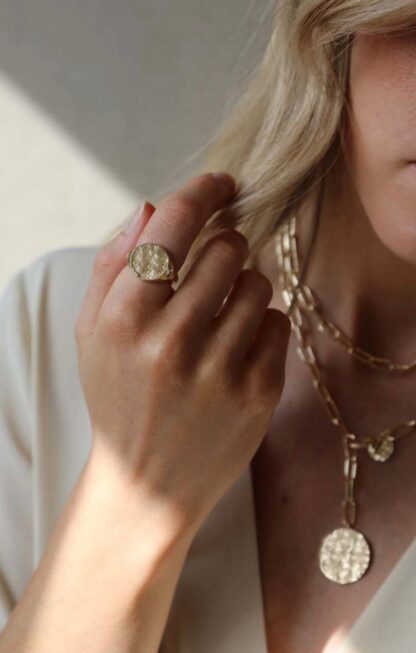 Tutti & Seashore Ring Gold (RN313G)