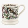 Emma Bridgewater Birds in The Hedgerow Spindle and House Sparrow 1/2 Pint Mug