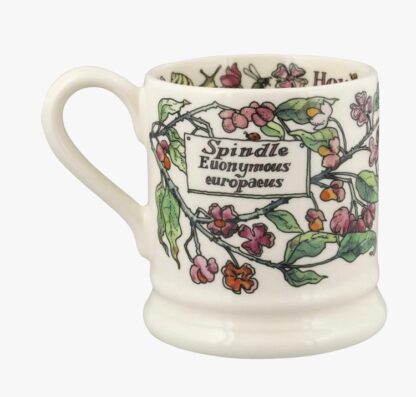 Emma Bridgewater Birds in The Hedgerow Spindle and House Sparrow 1/2 Pint Mug - Image 3
