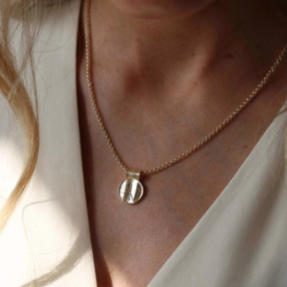 Tutti & Co Coin Necklace Gold (NE570G) O