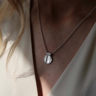 Tutti & Co Coin Necklace Silver (NE570S)