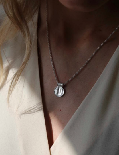 Tutti & Co Coin Necklace Silver (NE570S)
