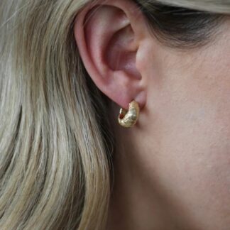 Tutti & Co Cast Earrings Gold (EA475G)