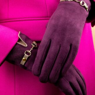 Powder Kylie Gloves - Damson