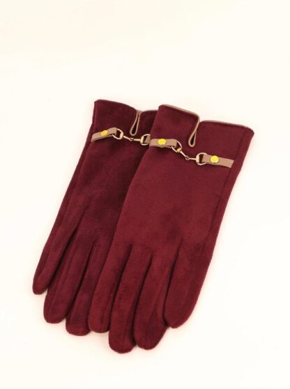 Powder Kylie Gloves - Damson - Image 3