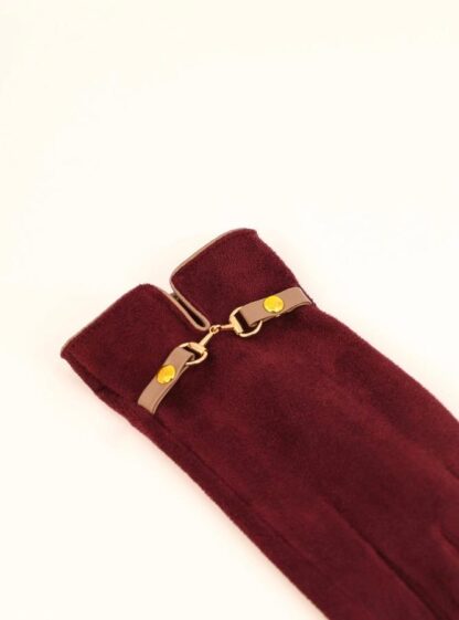 Powder Kylie Gloves - Damson - Image 4