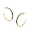 Tutti & Co Forest Hoop Earrings Gold (EA486G) - Image 2