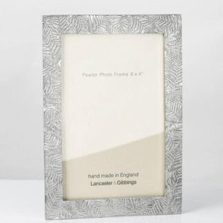 Lancaster & Gibbings Pewter Photo Frames at Gifted Boston Spa