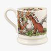 Emma Bridgewater In The Woods Owl and Stoat 1/2 Pint Mug - Image 2