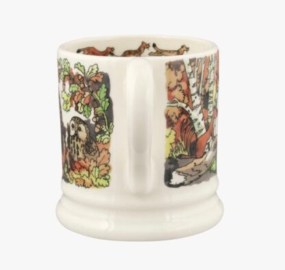 Emma Bridgewater In The Woods Owl and Stoat 1/2 Pint Mug - Image 5