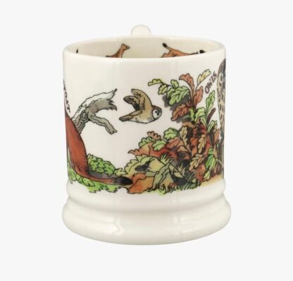 Emma Bridgewater In The Woods Owl and Stoat 1/2 Pint Mug - Image 6