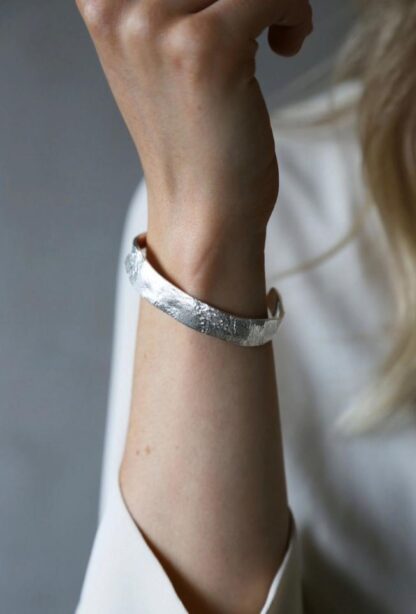 Tutti & Co Voyage Bangle Silver (BR566S) - Image 2