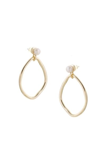 Tutti & Co Oyster Earrings Gold (EA478G) - Image 2