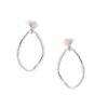 Tutti & Co Oyster Earrings Silver (EA478S) - Image 3