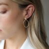Tutti & Co Oyster Earrings Gold (EA478G)