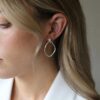 Tutti & Co Oyster Earrings Silver (EA478S)